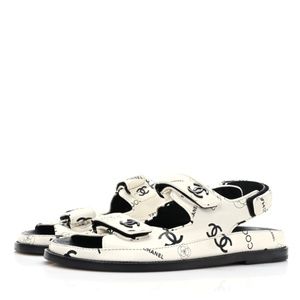 2023 Chanel Dad Camellia Sandals